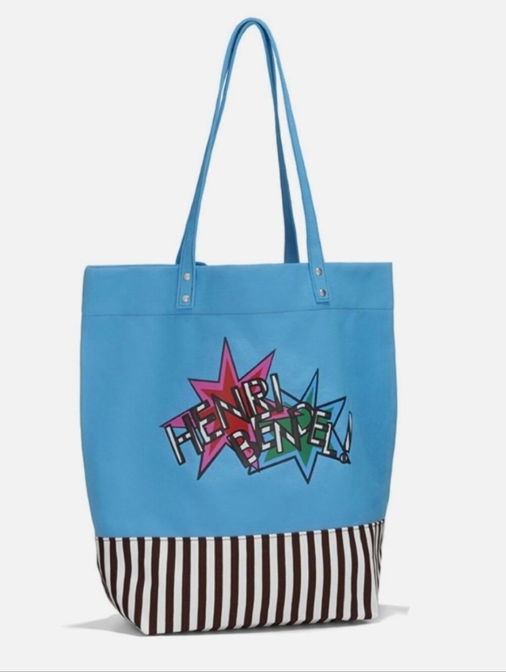 henri bendel Graphic Stripe Collector's Shopper Tote